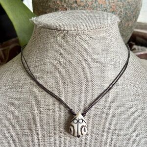 Grunge Bone Bead Choker